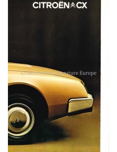 1975 CITROËN CX BROCHURE NEDERLANDS