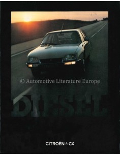 1976 CITROËN CX DIESEL PROSPEKT NIEDERLÄNDISCH