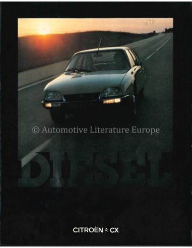 1976 CITROËN CX DIESEL PROSPEKT NIEDERLÄNDISCH
