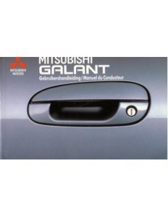 1994 MITSUBISHI GALANT INSTRUCTIEBOEKJE NEDERLANDS