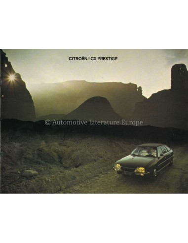 1975 CITROËN CX PRESTIGE BROCHURE NEDERLANDS