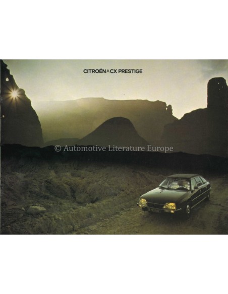 1975 CITROËN CX PRESTIGE BROCHURE NEDERLANDS