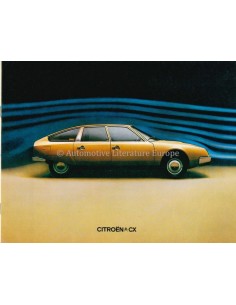 1975 CITROËN CX PROSPEKT NIEDERLÄNDISCH