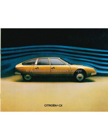 1975 CITROËN CX BROCHURE DUTCH