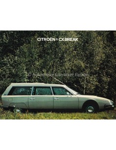 1976 CITROËN CX BREAK BROCHURE DUTCH