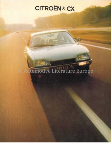 1975 CITROËN CX BROCHURE NEDERLANDS