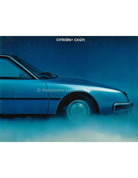 1978 CITROËN CX GTI BROCHURE GERMAN
