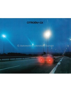 1978 CITROËN CX PROSPEKT NIEDERLÄNDISCH