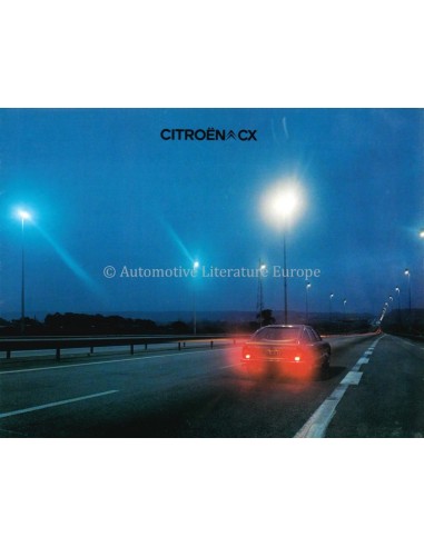 1978 CITROËN CX PROSPEKT NIEDERLÄNDISCH