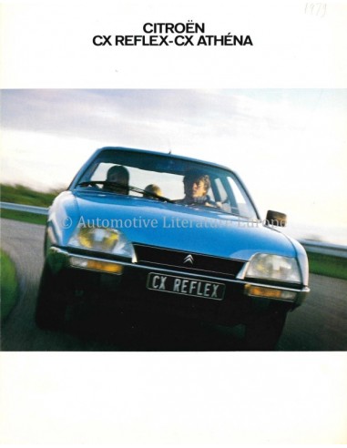 1979 CITROËN CX REFLEX / ATHENE BROCHURE DUTCH