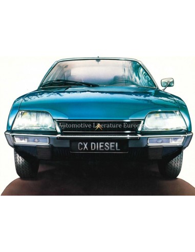 1974 CITROËN CX BROCHURE NEDERLANDS