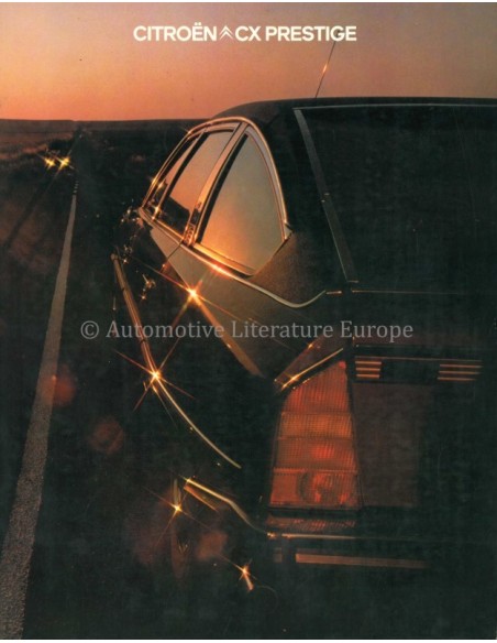 1979  CITROËN CX PRESTIGE BROCHURE NEDERLANDS