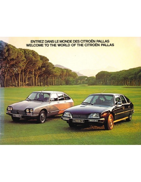1979 CITROËN GS / CX PALLAS PROSPEKT FRANZÖSISCH