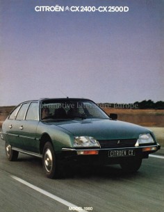 1980 CITROËN CX 2400 / CX 2500 D PROSPEKT NIEDERLÄNDISCH