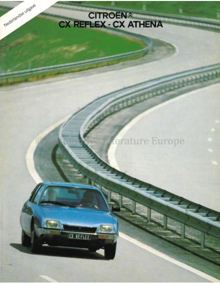 1979 CITROËN CX REFLEX / ATHENE BROCHURE DUTCH