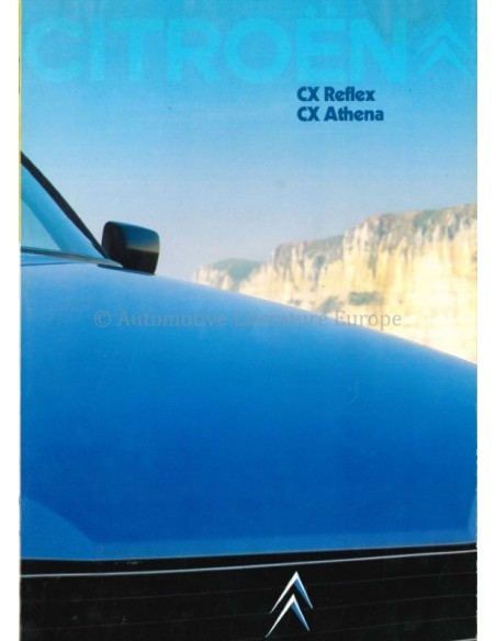 1980 CITROËN CX REFLEX / ATHENE BROCHURE GERMAN
