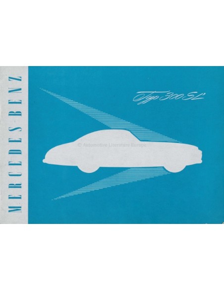 1955 MERCEDES BENZ 300 SL BROCHURE ENGELS (USA)