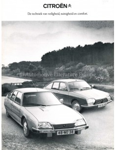 1980 CITROËN GS / CX BROCHURE NEDERLANDS