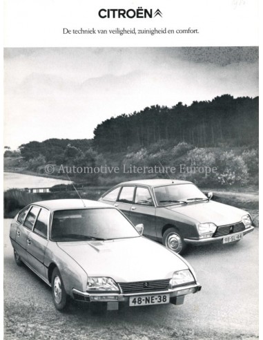 1980 CITROËN GS / CX BROCHURE DUTCH