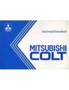1991 MITSUBISHI COLT INSTRUCTIEBOEKJE DEENS