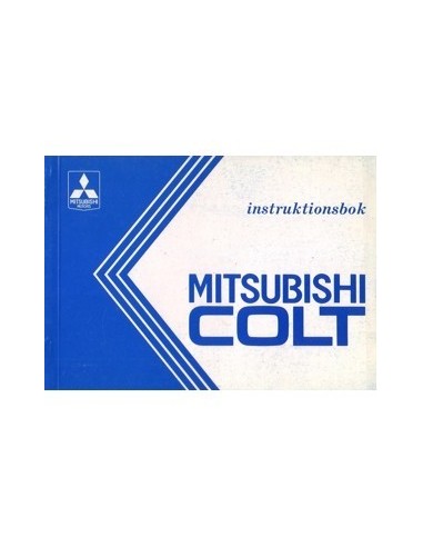1991 MITSUBISHI COLT INSTRUCTIEBOEKJE DEENS