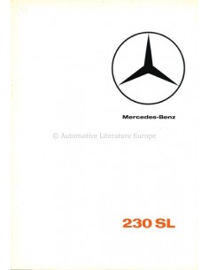 1965 MERCEDES BENZ 230 SL BROCHURE DUTCH