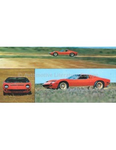1971 LAMBORGHINI MIURA SV BROCHURE