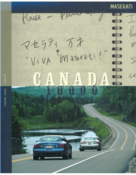 MASERATI CANADA 10000 / 3200 GT - BOEK