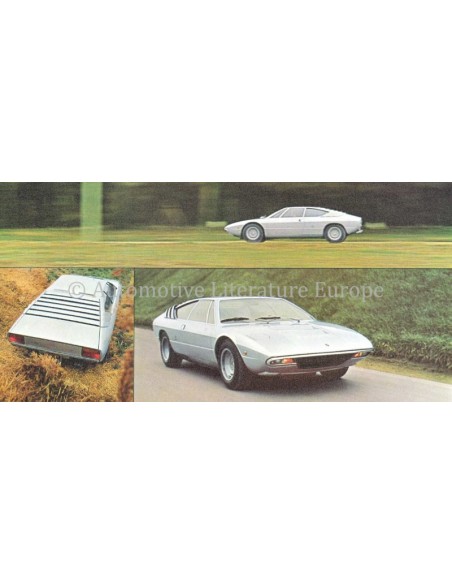 1972 LAMBORGHINI URRACO P250 BROCHURE