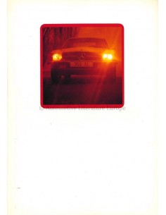 1972 MERCEDES BENZ 350 SL BROCHURE DUITS