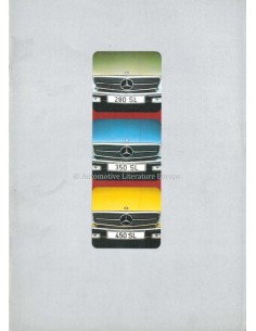 1975 MERCEDES BENZ SL BROCHURE NEDERLANDS