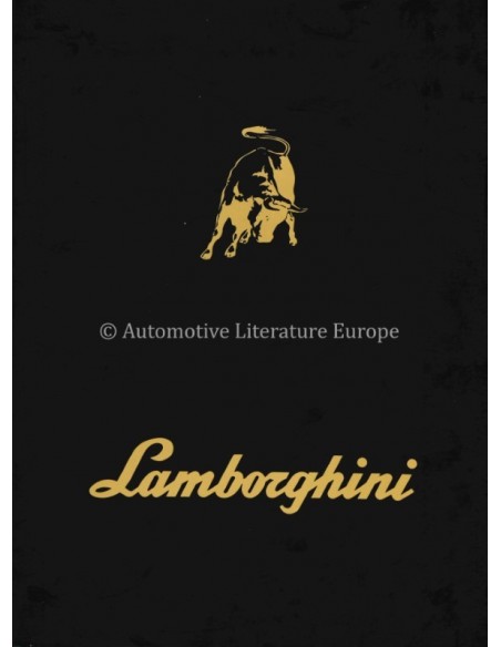 1982 LAMBORGHINI PARIS PRESSEMAPPE FRANZÖSISCH