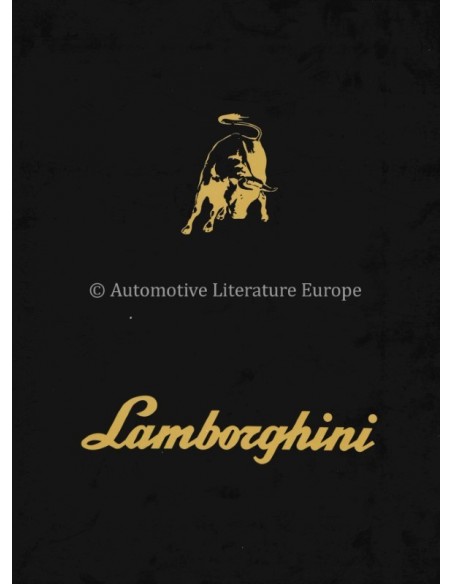 1986 LAMBORGHINI LM-002 / LM-004 PRESSEMAPPE ENGLISCH