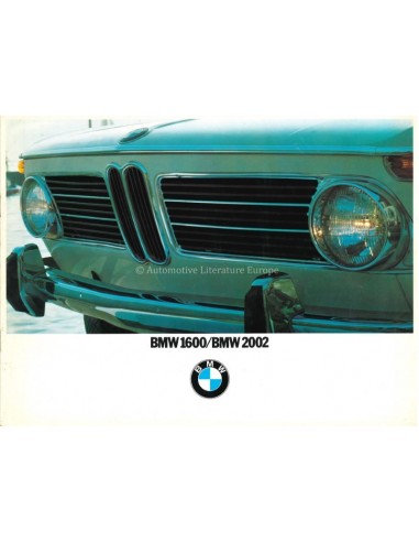 1968 BMW 1600 / 2002 BROCHURE ENGELS (USA)