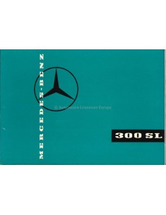 1959 MERCEDES BENZ 300 SL ROADSTER BROCHURE DUITS