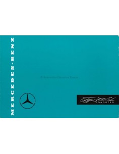 1958 MERCEDES BENZ 300 SL ROADSTER BROCHURE DUITS