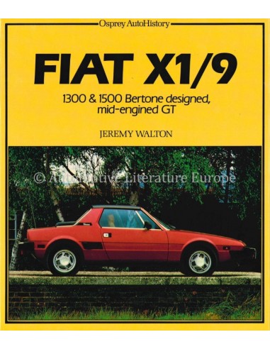 FIAT X1/9 - JEREMY WALTON - BOOK