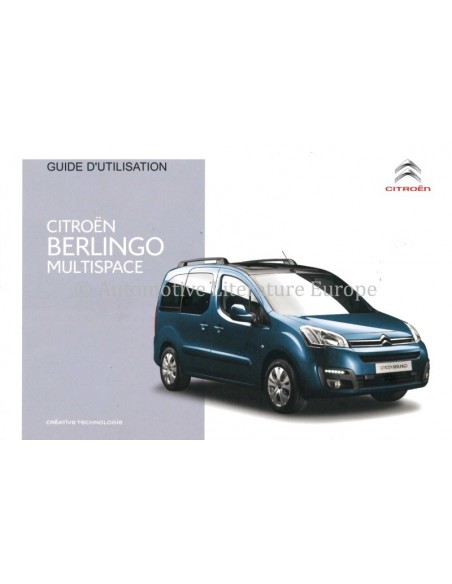 2015 CITROEN BERLINGO MULTISPACE BETRIEBSANLEITUNG FRANZÖSISCH