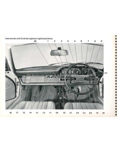 1970 PORSCHE 911 S BETRIEBSANLEITUNG ENGLISCH 2