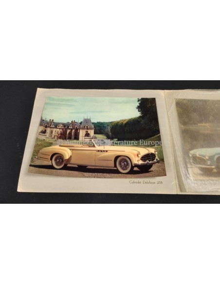 1951 DELAHAYE TYPE 235 BROCHURE FRANZÖSISCH