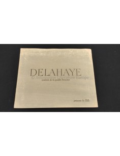 1951 DELAHAYE TYPE 235 BROCHURE FRANS 2