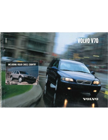 2002 VOLVO V70 / CROSS COUNTRY OWNERS MANUAL DUTCH