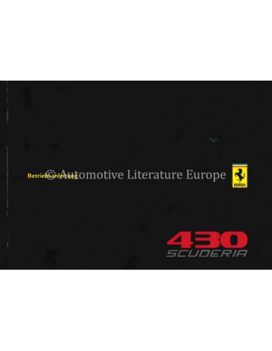 2008 FERRARI 430 SCUDERIA...