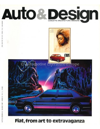 1987 AUTO & DESIGN MAGAZINE ITALIAN &...