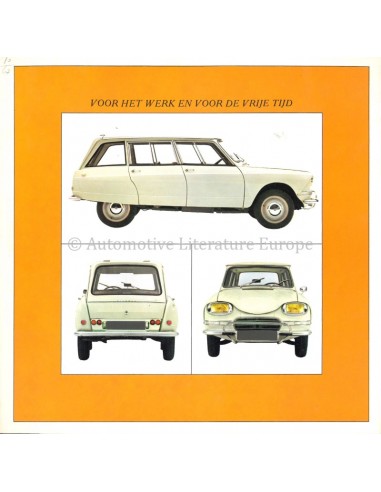 1967 CITROËN AMI 6 BROCHURE DUTCH