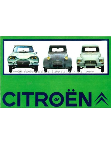 1969 CITROËN RANGE BROCHURE DUTCH