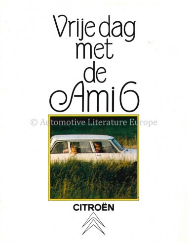 1969 CITROËN AMI 6 PROSPEKT...