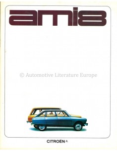 1969 CITROËN AMI 8 BROCHURE...