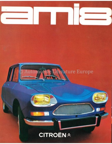 1969 CITROËN AMI 8 BROCHURE NEDERLANDS