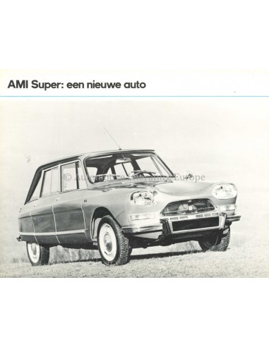 1969 CITROËN AMI SUPER LEAFLET...